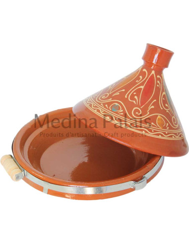 Tajine marocain de 13 pouces coloré Motif 6
