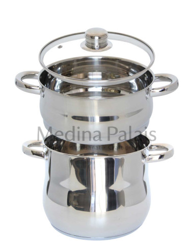 12L stainless steel couscous pot
