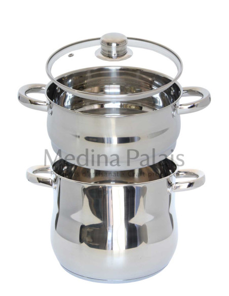 12L stainless steel couscous pot