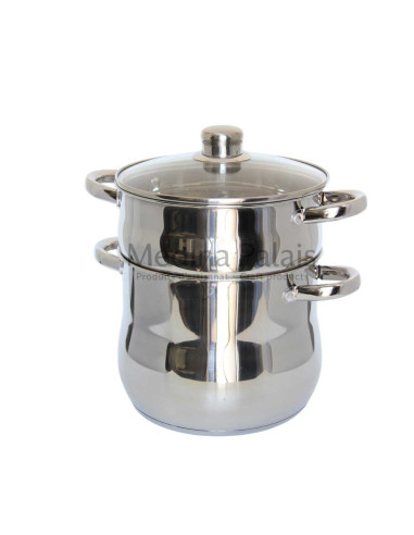 Stainless Steel Couscous Steamer 4 L – Polished