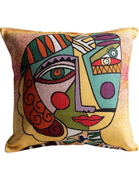 Abstract Face Cushion