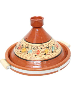 Tajine marocain en terre cuite 33 cm (13 po) – 6 à 8...