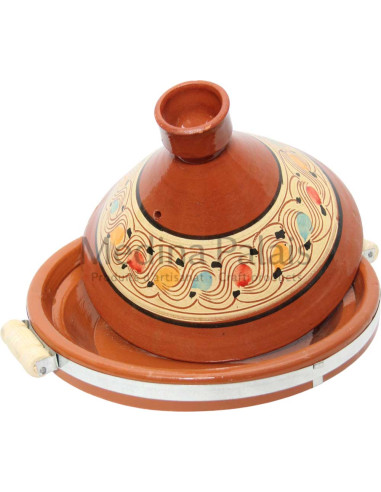 Tajine marocain en terre cuite 33 cm (13 po) –...