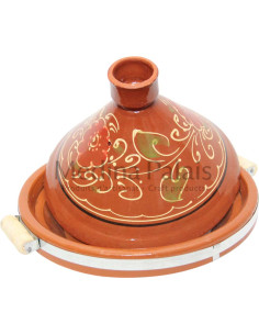 Hand-Painted Moroccan Clay Tagine 33 cm (13 in) – Serves... 2