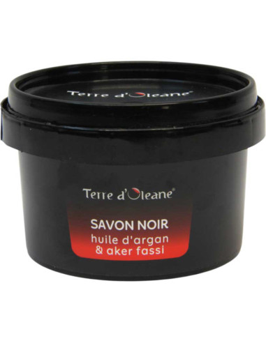 Terre d'Oléane Black Soap Argan & Aker Fassi –...