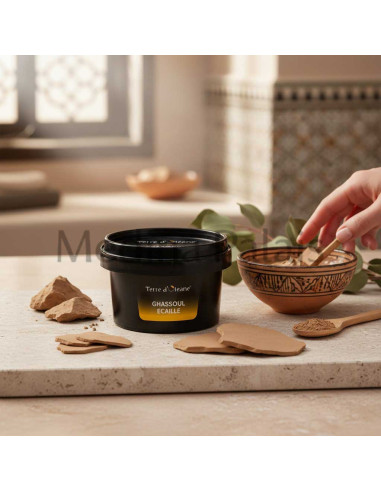 Moroccan Ghassoul Flakes – Natural Clay 250 g