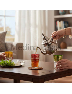 Moroccan Copper Teapot – 300 ml 2