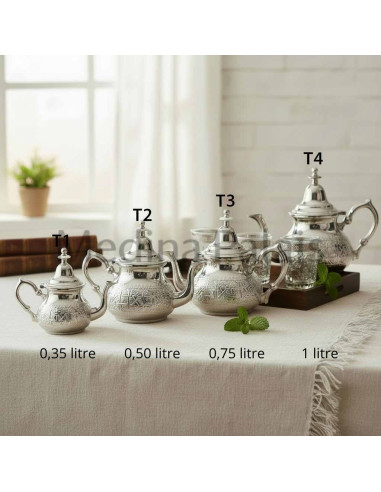 Théière marocaine en cuivre – 300 ml