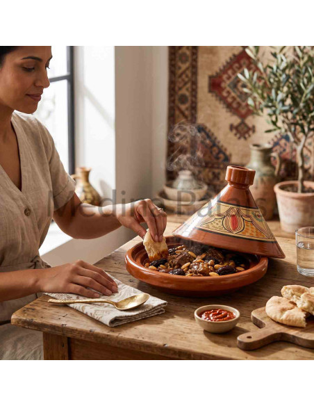 Handcrafted terracotta tagine