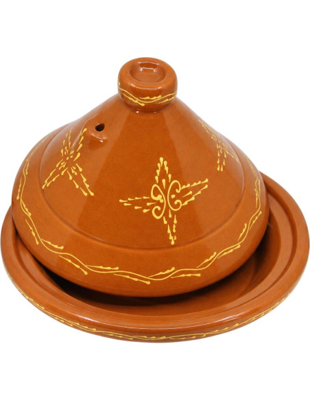 Tajine marocain en terre cuite 30 cm (12 po) – 4 à 6 personnes