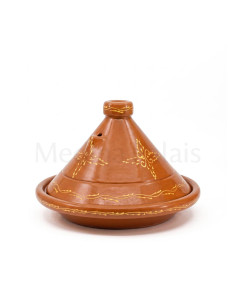 Tajine marocain en terre cuite 8 pouces – pour une ou...