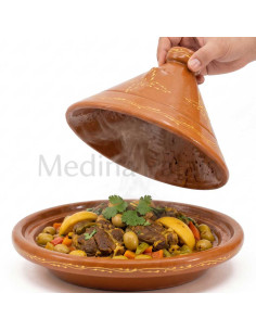 14-inch Moroccan Clay Tagine – for 6 to 8 People 2