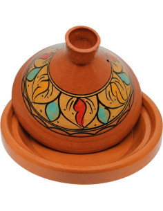 Hand-Painted Moroccan Clay Tagine 33 cm (13 in) – Serves... 2