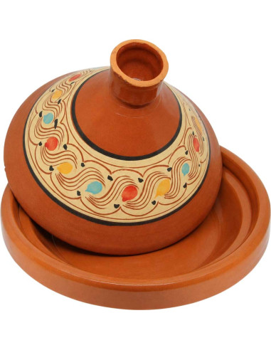 Tajine marocain en terre cuite 33 cm (13 po) –...