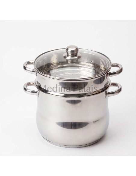 Couscoussier inox 8L