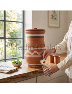 Handcrafted Moroccan Terracotta Fountain 2