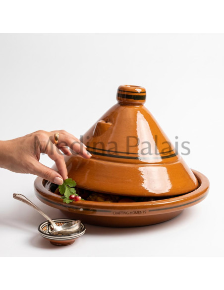 8-inch Clay Tagine – Ideal for One or Two People