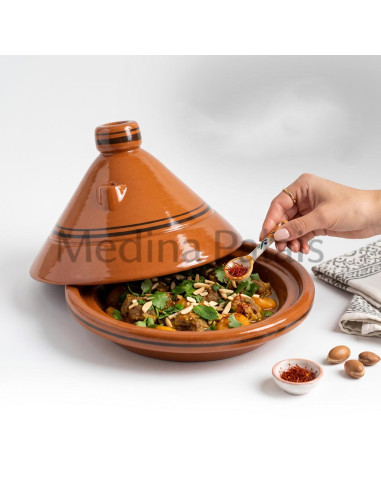 8-inch Clay Tagine – Ideal for One or Two People
