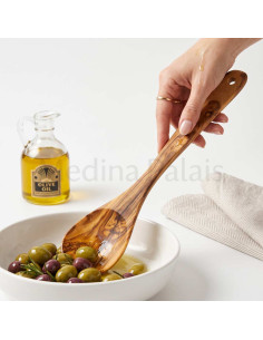 Olive Wood Serving Spoon, 14 in