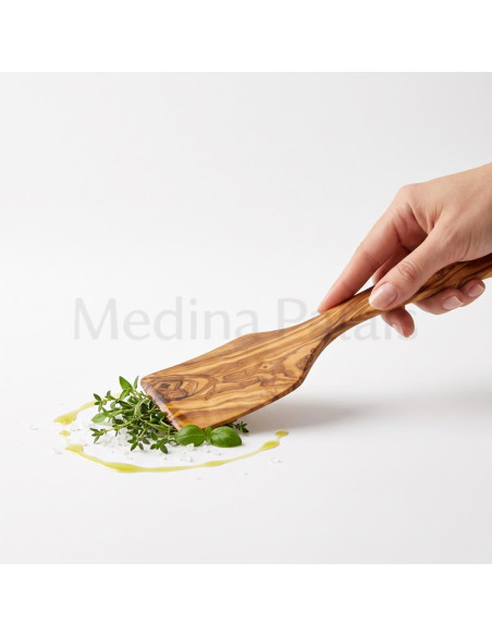 Handcrafted Tunisian Olive Wood Spatula