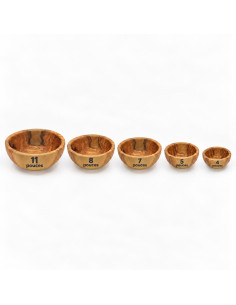 Tunisian Olive Wood Bowl, 5 Sizes 2