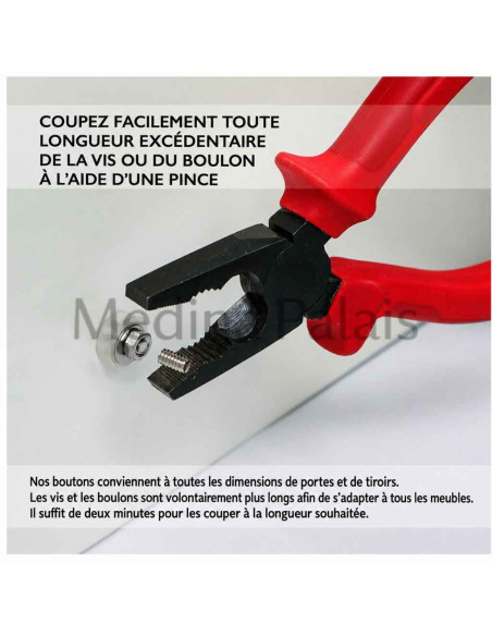 Boutons de meuble en céramique – Style bohème vintage – Motifs assortis
