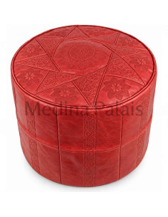 Bohemian-Style Moroccan Pouf