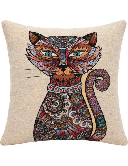 Cat Print Cushion
