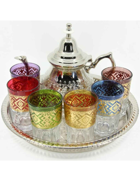 Traditional Moroccan Tea Set – Complete Set for 6 People