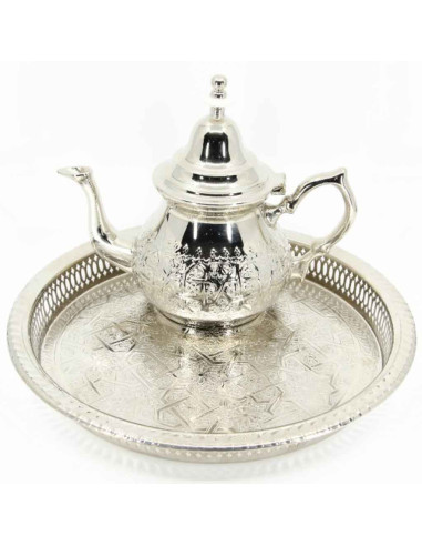 Moroccan Tea Set for 6 – Clear Glasses