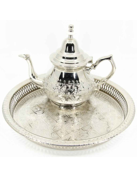 Moroccan Tea Set for 6 – Clear Glasses