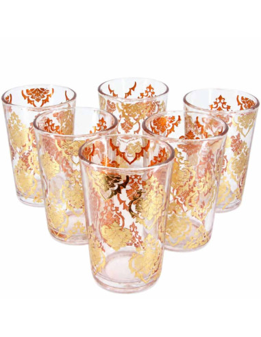 Moroccan Tea Set for 6 – Amber Glasses