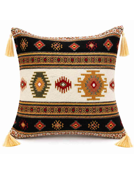 Turkish Kilim Cushion Cover, 17 x 17 in