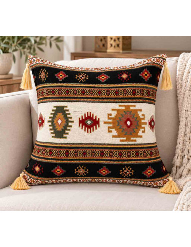 Turkish Kilim Cushion Cover, 17 x 17 in