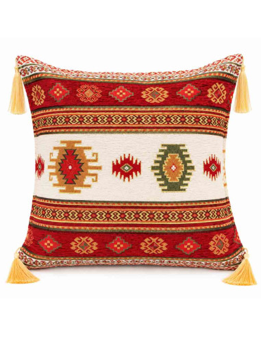Turkish Kilim Cushion Cover, 17 x 17 in