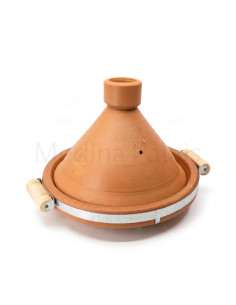 Moroccan Clay Tagine 25 cm (10 in) – Serves 2 to 3, Natural