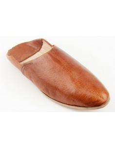 Babouche pointed plain black 2
