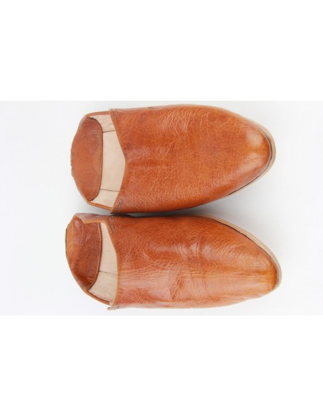 Babouche pointed plain black