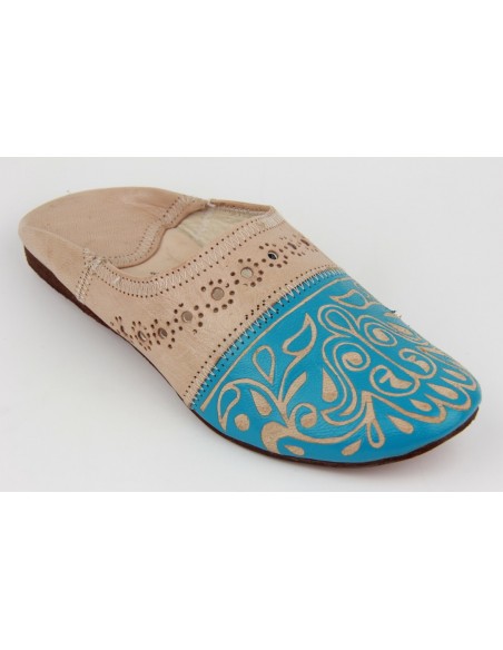 Babouche Mankouch turquoise