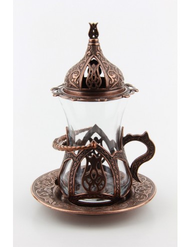 Verre à thé turque doré