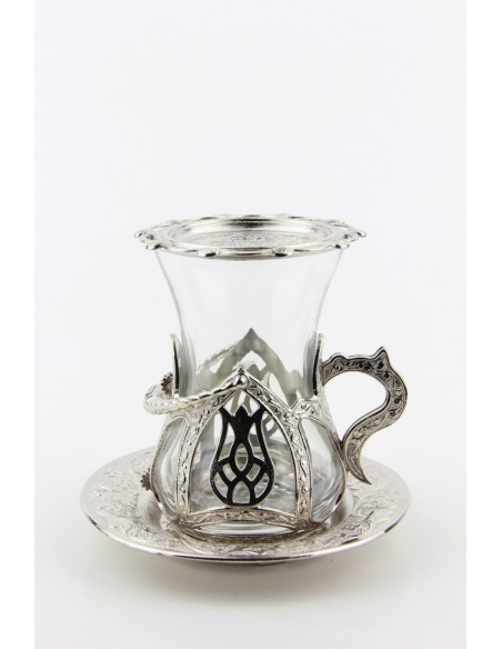 Turkish tea service double bronze