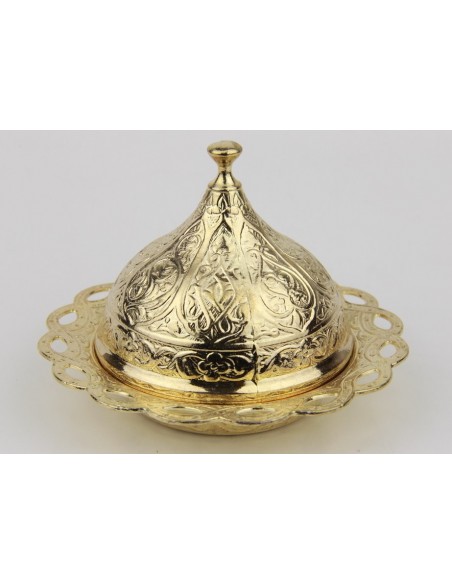 Turkish tea service double bronze