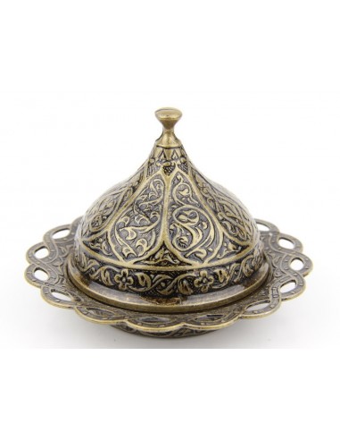 Family Turkish tea service silver