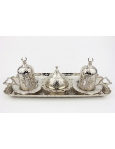 Bronze Turkish tea and coffee glass double