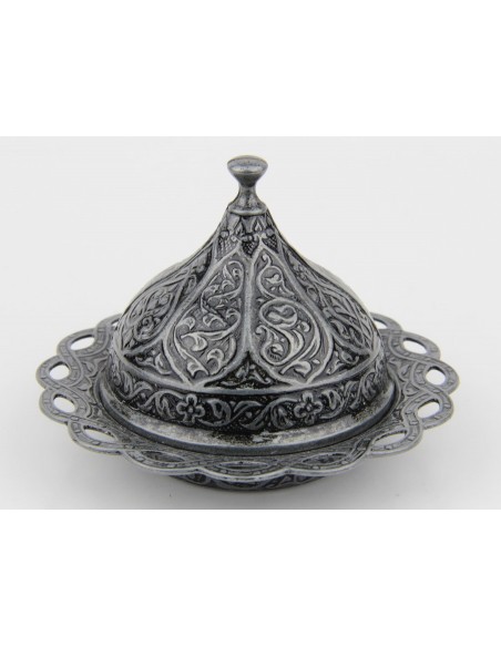 Verre à thé et café turque double argent
