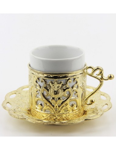Verre à thé et café turque double noir