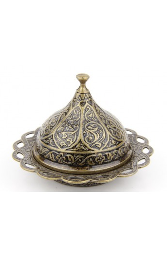 Family Turkish tea and coffee service red