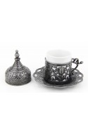 Family Turkish tea and coffee service gold