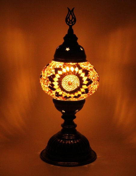 Lampe de table brune MB2