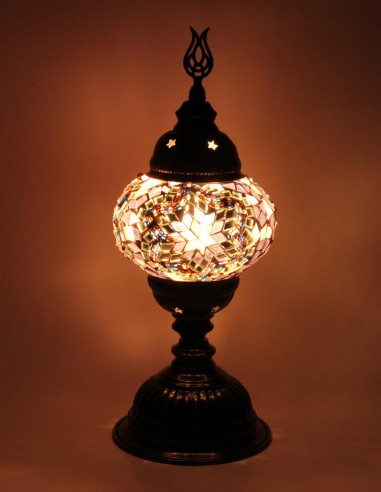 Lampe de table mauve MB2